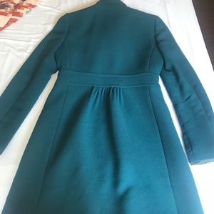 Teal J. Crew Lady Day Coat